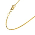 thumbnail image 5 of JewelStop 14Kt 20" Yellow Gold 1.1mm Shiny Classic Box Chain with Lobster Clasp, 5 of 6