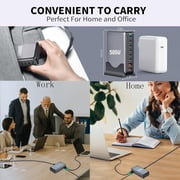 USB C Fast Charger Block,500W GaN III 8-Port Fast Charging Station Hub,Double 100W PD PPS Port Fast Charging Station for Multiple Devices,Laptop Wall Charger Compatible with MacBook/iPhone 16/iPad