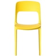 thumbnail image 2 of Modern Plastic Outdoor Dining Chair with Open Curved Back, 2 of 7