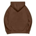 thumbnail image 4 of MLQIDK Cute Solid Color Hoodie for Girls Kids 10-12 Years Hoodie Long Sleeve Solid Color Cute Sweatshirts Pullover Girls Clothes 140(9-10 Years), 4 of 5