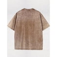 thumbnail image 4 of mens vintage washed crew neck t shirt blessed tomato green christian tee, 4 of 7