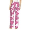 thumbnail image 3 of Balery Cute Poodle Dog print Women's Pajama Pants,Ultra Lightweight Pjs,Lounge Pant-Medium, 3 of 9