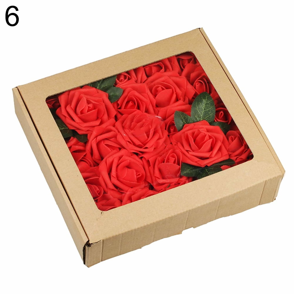 Details about   Artificial Flowers Coral Roses For Mother's Day Gifts Women Or DIY Wedding 50pcs 
