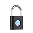 thumbnail image 1 of Amdohai Mini Fingerprint Padlock USB Rechargeable Fingerprint Lock 15 Fingerprints Splashproof Rustproof Anti-Theft Security Padlocks for Door Bike Luggage Backpack Cabinet, 1 of 8