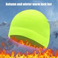 thumbnail image 2 of Gorro de esquí de invierno Gorro de ciclismo polar invierno cálido a prueba de viento mujeres hombres motocicleta correr esquí gorra JShteea  El nuevo, 2 of 7
