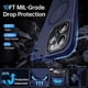thumbnail image 5 of Entronix Funda Resistente y Magnética Compatible con iPhone 13 Pro: Protección Mate a Prueba de Golpes con Bordes Reforzados, Color Azul Marino, 5 of 7