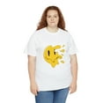 thumbnail image 6 of Flying smiley face tshirt Unisex Heavy Cotton Tee, 6 of 8