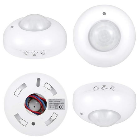 

POINTERTECK Human body infrared sensor 360° large window induction ceiling LED lamp induction switch circular adjustable infrared