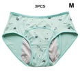 thumbnail image 3 of Qarigey Bragas de período con estampado encantador, ropa interior menstrual, calzoncillos, lencería transpirable para niños, hija, mujer, Type3 NO3, 3 of 6