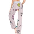 thumbnail image 5 of Women Pajama Pants Lounge Pants Long Stretch Comfy Sleepwear Unicorn Flamingo Pink, 5 of 7