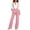 Pink-loose pants for women, variant on AnuYalue Shoulder Strap Jumpsuit for Women Sleeveless Straight Leg Pants Dressy Business Casual Work Pants Slacks with Pockets