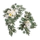 thumbnail image 2 of 2 piezas de corona artificial para colgar en la pared, decoración de fotos, adornos de botín , manualidades, arco de boda, flor para festival , estilo F Soledad Guirnalda para colgar en la puerta, 2 of 10
