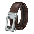 thumbnail image 3 of Men Belt Stylish Business Casual Belt for Shirt Uniform Clothing Accessories Brown, 3 of 8