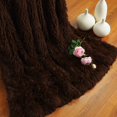 thumbnail image 4 of Soft Shaggy Fuzzy Throw Blanket - Fluffy Snuggly Faux Fur Blankets - Warm Cozy Plush Sherpa Blanket for Couch Sofa Bed Photo Props Home Decor,(60x50 Inches) Khaki, 4 of 5