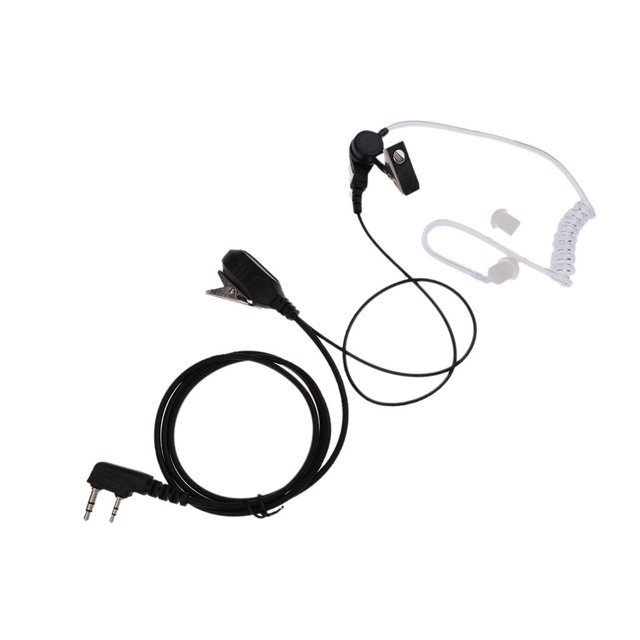 Auriculares Acústicas de Tubo de Aire Encubierto 2 Pin para Radio de 2 Vías 888S de Hugo Auriculares de walkie-talkie