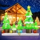 thumbnail image 1 of Traje de árbol Inflable navideño DomKom 2,7m Decorado al Aire Libre con Cajas de Regalo Luces LED, 1 of 5