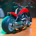 thumbnail image 4 of MODOLO DE MOTOCICLETA DE ALEACINA EXTRABLE A ESCALA 1:12, MOTOClicleta de Simulación con luces y Música para Niños y Niñas, 4 of 7
