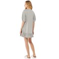thumbnail image 4 of Scoop Women's Sweatshirt Dress with Ruffle Hem, 4 of 5