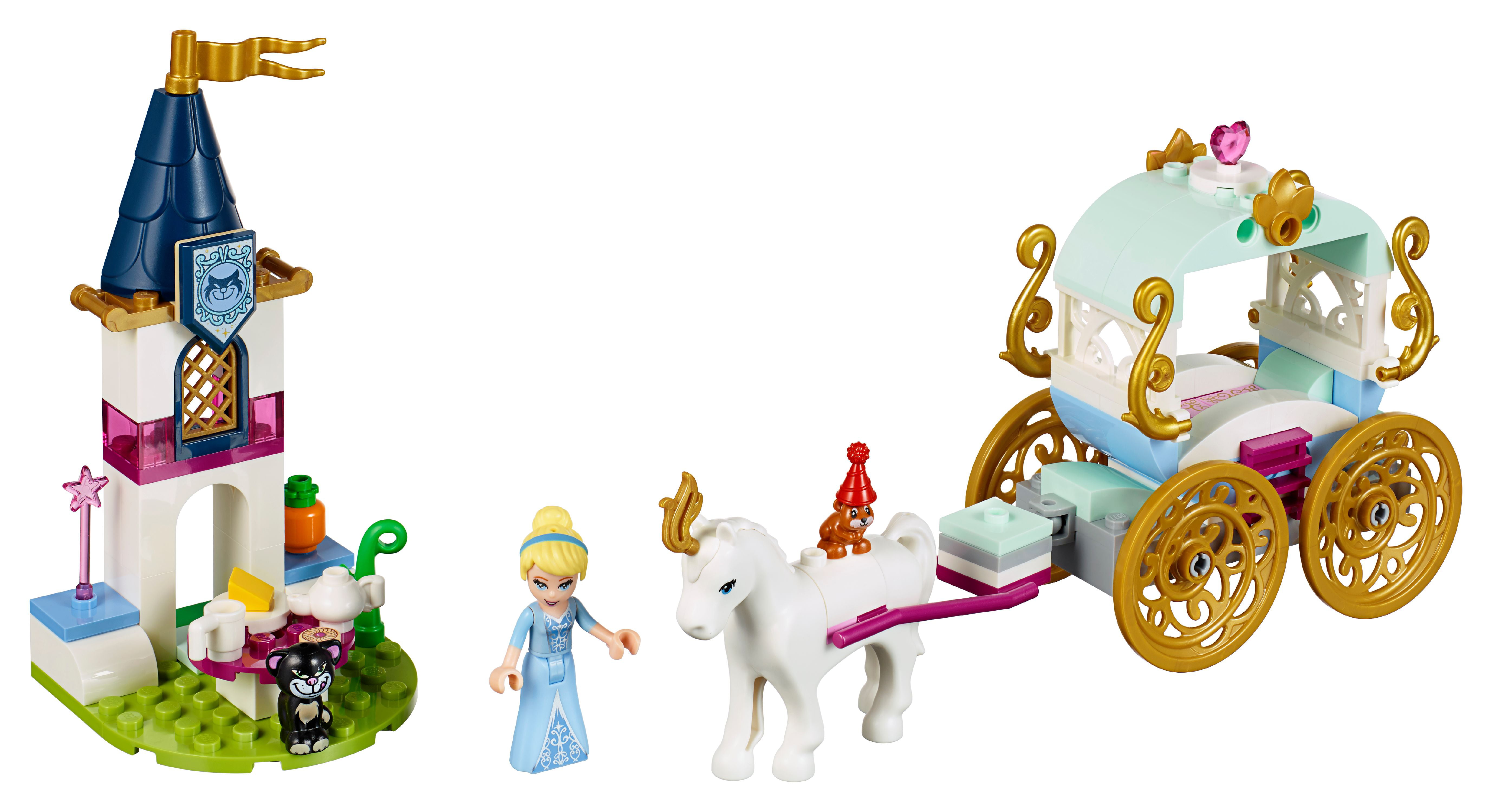 Biskop Overgivelse picnic LEGO Disney Princess Cinderella's Carriage Ride Toy 41159 - Walmart.com