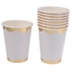 thumbnail image 1 of Paquete De 8 Piezas De Papel Plateado De Oro Desechables De Vajilla De, 1 of 7