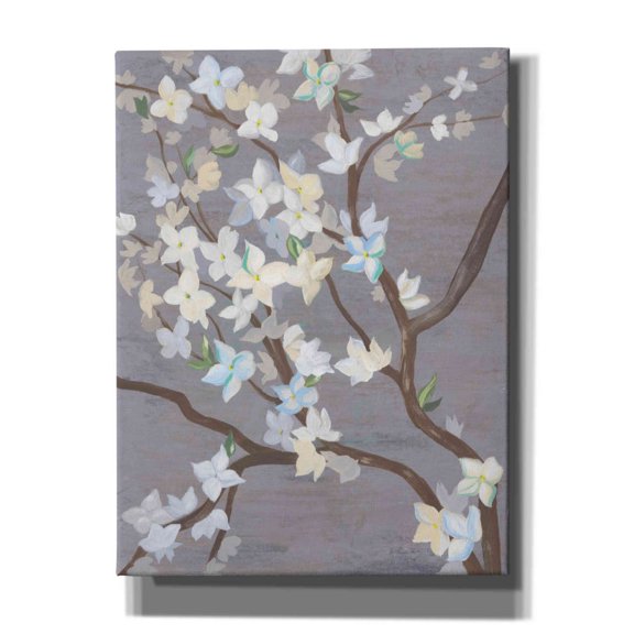 Epic Graffiti 'Cherry Blossom Haze II' by Grace Popp, Canvas Wall Glass, 12"x16"
