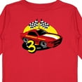 thumbnail image 4 of Inktastic Race Car 3rd Birthday Boys Long Sleeve Toddler T-Shirt, 4 of 5