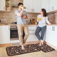thumbnail image 6 of SKYSONIC Skull Candy Cane Kitchen Rugs 2 Pieces, Trick Or Treat Floor Mat Room Area Rug Washable Carpet Perfect for Living Room Bedroom Entryway, 6 of 7