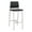 Adler Nocturnal, variant on Avon Reception Waiting Cafe Stool UPH Seat Back / Silver Steel / Light Gray