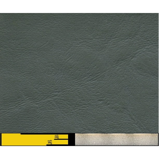 1/4" Foam Backed Marine Vinyl Upholstery Fabric Dark Gray 54" Wide By