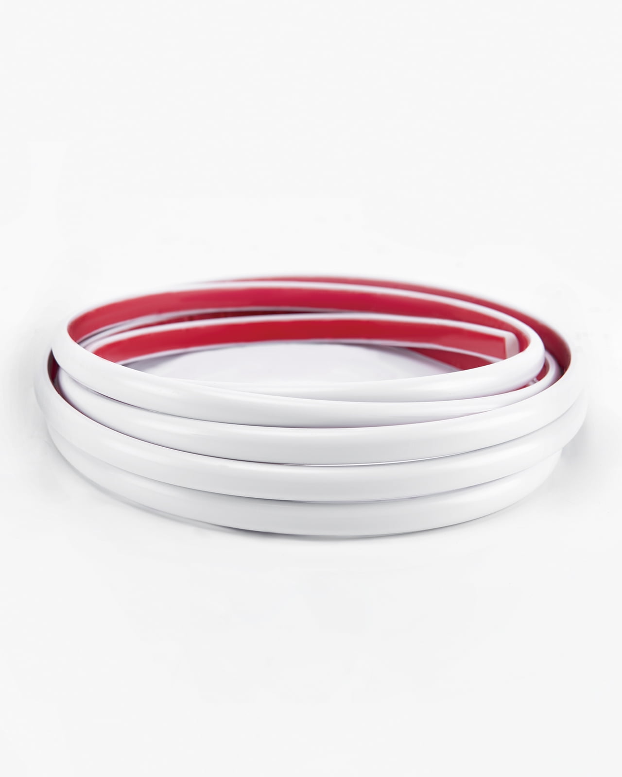 Art3d 25 Ft Peel and Stick Trim for Backsplash Tile Edge, Self-Adhesive Liner for Corner Decor in White