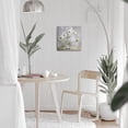 thumbnail image 4 of Bathroom Wall Décor, Canvas Wall Art, Modern Gallery Decor Print White daisy Flower in Bottle Theme Picture Artwork for Walls Ready to Hang for Kitchen Bedroom Decor Size 14x14, 4 of 6
