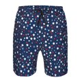 thumbnail image 3 of Susaid Colorful Stars Print Men's Swim Trunks Hawaiian Bathing Mesh Lining Suit Swimsuits Beach Shorts with Pockets-3X-Large, 3 of 6