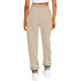 thumbnail image 4 of IYYVV Women's Lightweight Joggers Pants with Pockets Athletic Workout Joggers for Women with Elastic Waist 2024 Khaki XL, 4 of 5