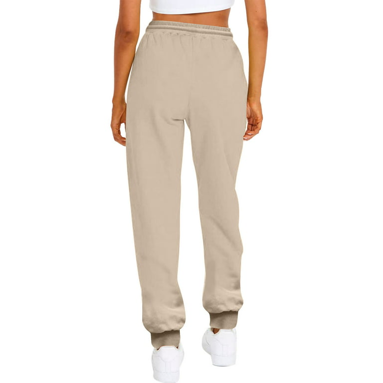 Ovticza Women's with Pockets Pro Club Pants for Women Gym Elastic