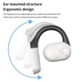 thumbnail image 4 of Open Ear Wireless Headphones Bluetooth Sport Headset Ear Clip-On Earbuds with Microphone for Noise Call, IPX6 Water-Resistant, Air Conduction Wireless Headset for Running, Cycling, Driving,White, 4 of 8