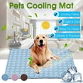 thumbnail image 1 of Dog Mat Cooling Summer Pad For Dogs Cat Blanket Sofa Breathable Pet Dog Bed Washable, 1 of 5