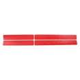 thumbnail image 1 of 4 piezas de fibra de carbono 3D, cubierta de placa de desgaste de umbral de puerta de furgoneta de vehículo de coche de fibra de carbono 3D, adhesivo rojo Macarena Cubierta de placa de desgaste de umbral de puerta, 1 of 6
