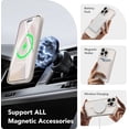 thumbnail image 3 of Magnetic for iPhone 13 Pro Max Case, [Compatible with MagSafe] [Full Camera Protection] Shockproof Protective Slim Translucent Matte Phone Case for iPhone 13 Pro Max 6.7'', Stone, 3 of 14