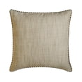 thumbnail image 1 of The HomeCentric Decorative Grey 20"x20" (50x50 cm) Throw Pillows, Jute Lace & Moroccan Throw Pillows For Couch, Solid Pattern Contemporary Style - Jutish Grey, 1 of 4