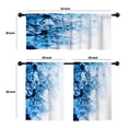 thumbnail image 4 of LALILO Kitchen Curtains and Valances Set of 3 36" Waving Window Treatment Tiers for Window Decor, 4 of 5