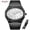 Black+Silver, variant on Watches for Men,Luxury Round Big Face Business Dress Analog Quartz Mens Wristwatch Gifts for Men