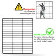 thumbnail image 6 of 16 Panels Pet Playpen Small Animals Cage DIY Wire Fence with Door,13.8"*13.8"Metal Foldable Dog Puppy Rabbit Guinea Pig Fence Indoor, 6 of 8