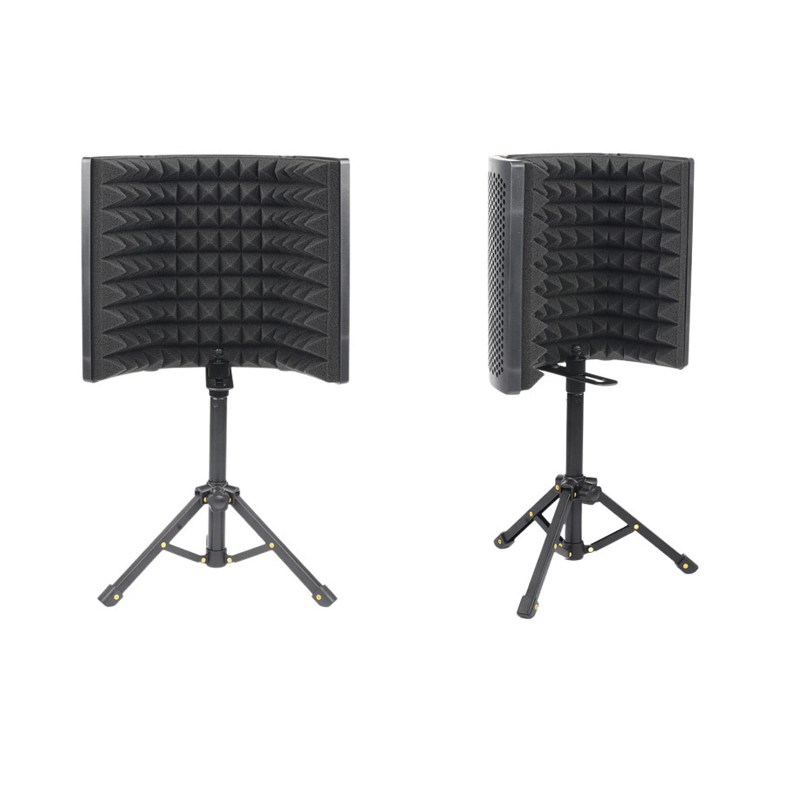 Isolation Can Fixed on Desk or Tabletop Microphone Stand Sturdiness 7.48in Panel Heights Long Lasting Perform