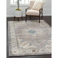 thumbnail image 6 of Unique Loom Altstadt Salzburg Rug Gray/Cream 5' 1" x 8' Rectangle Medallion Traditional Perfect For Living Room Bed Room Dining Room Office, 6 of 6
