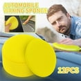 thumbnail image 2 of Microfiber Wax Applicator Pads, Car Wax Applicator, Buffing & Detail Polishing Foam Pads for Car Cleaning and Fine Polishing (4" Diameter, 4 Pack) - Yellow, 2 of 7