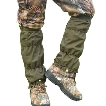 Snake Gaiters Snake Bite Protection for Lower Legs Outdoor Hiking Waterproof Adjustable Boots Cover Legging Gaiters for Camping Fishing
