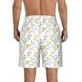 thumbnail image 3 of Naloa Floral Men's Beach Shorts, Surfing shorts, Swim trunks, Quick Dry Swim Trunks for Surfing Beach Fun - X-Large, 3 of 9