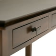thumbnail image 5 of Simpli Home Artisan 46 inch Wide Solid Wood Transitional Console Sofa Table in Russet Brown, 5 of 10