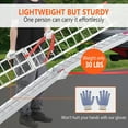 thumbnail image 6 of Yesurprise 2Pcs Aluminum Ramps, 1500 Lbs Folding Loading Ramps for Pickup Trucks Bed, Trailers Ramp with Load Straps for UTV, Dirt Bike,ATV, Lawn Mowers, Trucks, 6 of 7