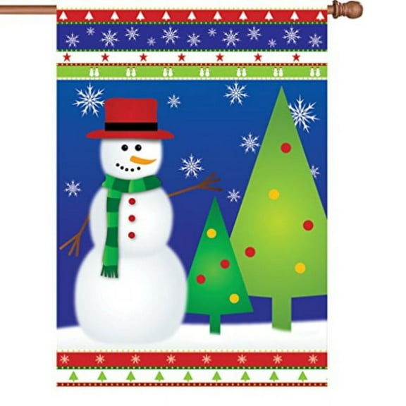 Premier 52265 House Brilliance Flag, Winter Wonderland, 28 by 40-Inch